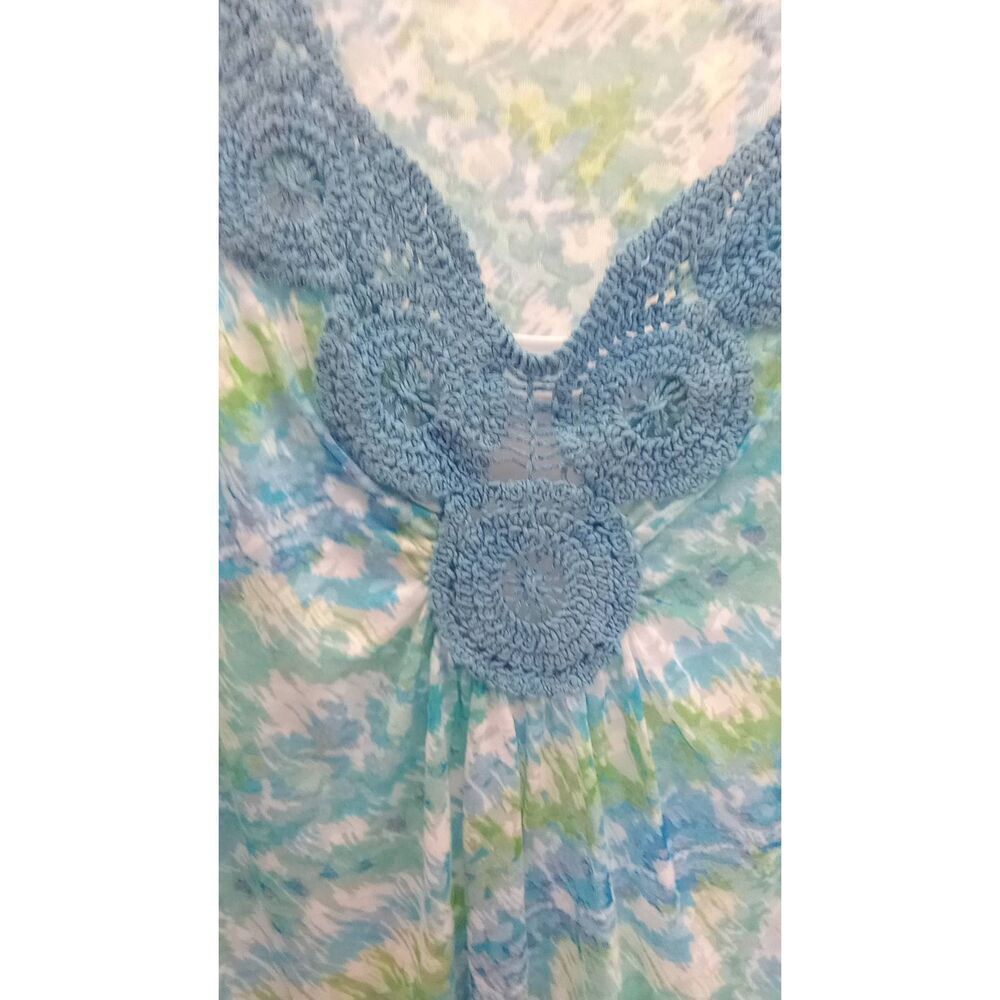 NWT Ruby Rd. Blue & green, tank top. Size 2X - Picture 7 of 8